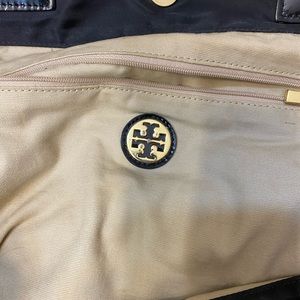 Tory Burch nylon & patent leather bag